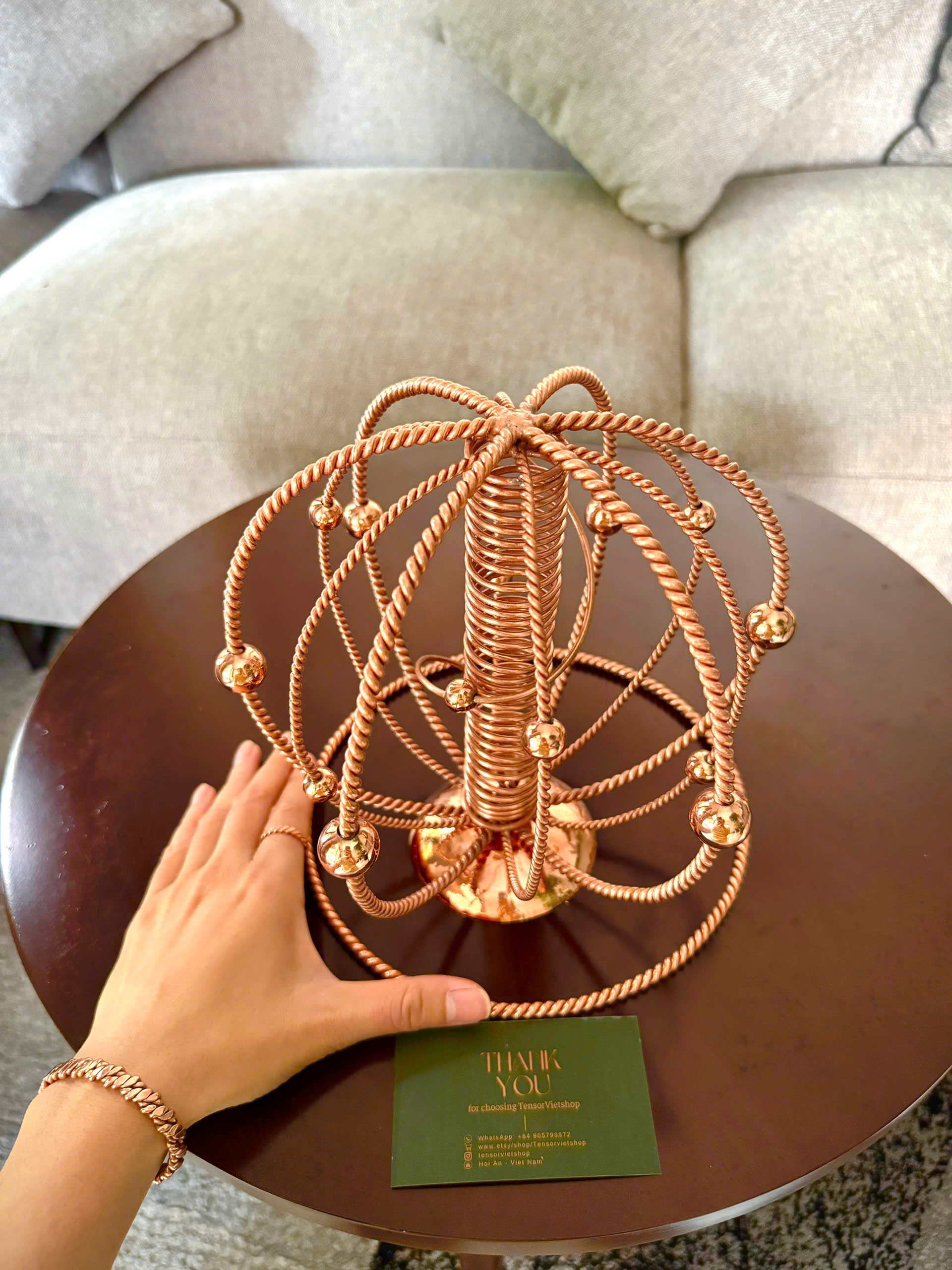 The Matrix Harmonizer Full Sacred & Lost Cubit – Tensor Rings – EMF Protection – Radionics – Meditation Tool (Large Size)