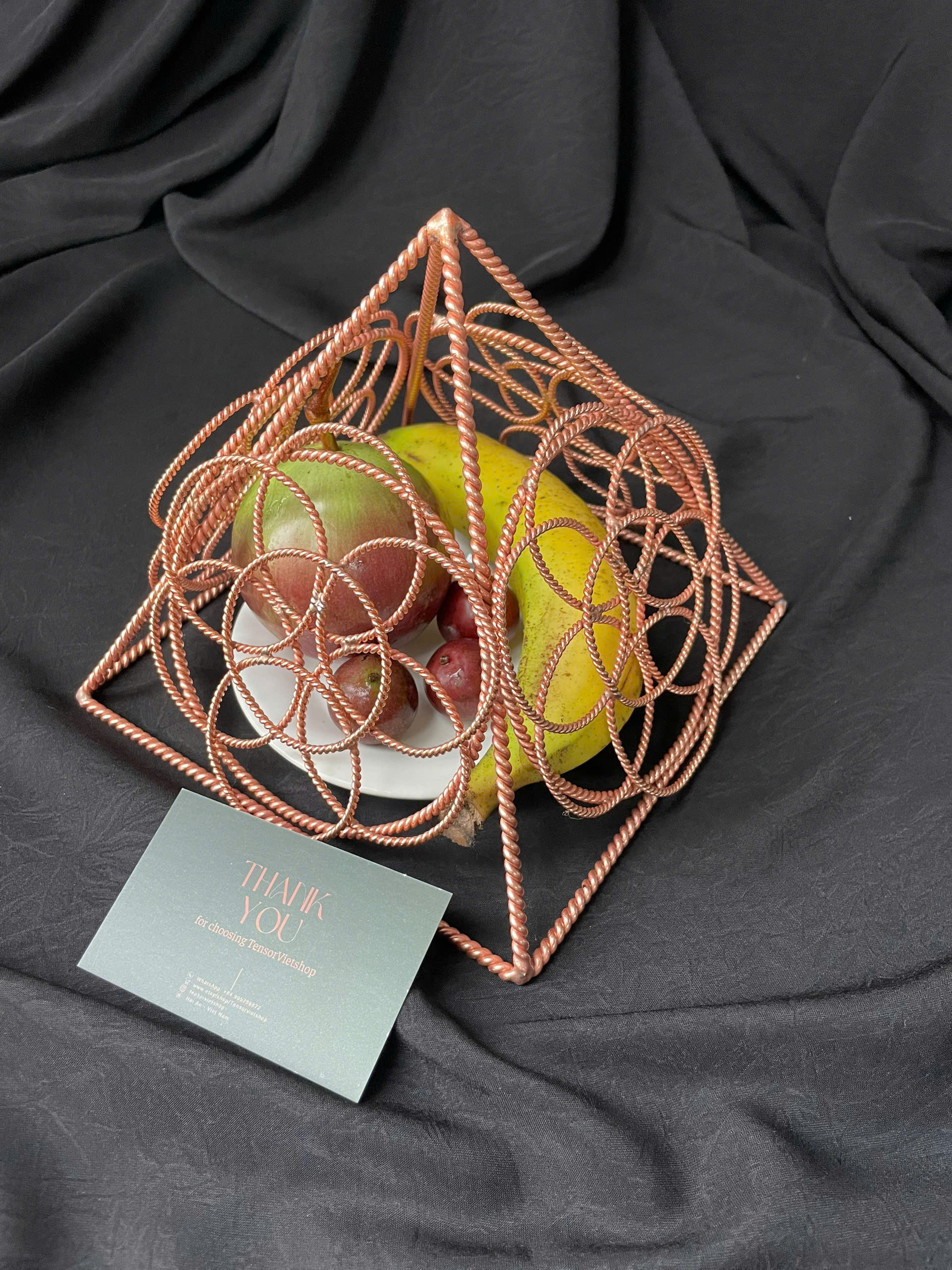 Copper Energy Pyramid: Flower of Life Sacred Geometry, Meditation, Water Structuring, Energy Healing