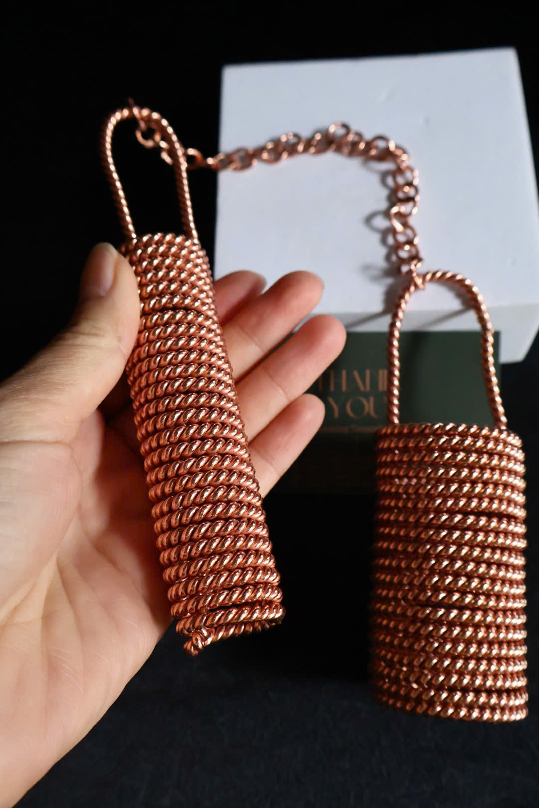 Copper Tensor Pendulum – AcuVac Coil for Dowsing & Energy Clearing