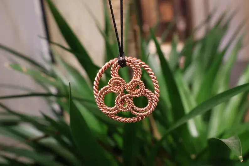 EMF Harmonizer Copper Pendant: 432MHz & 177MHz Frequencies, Spiritual Energy Tool