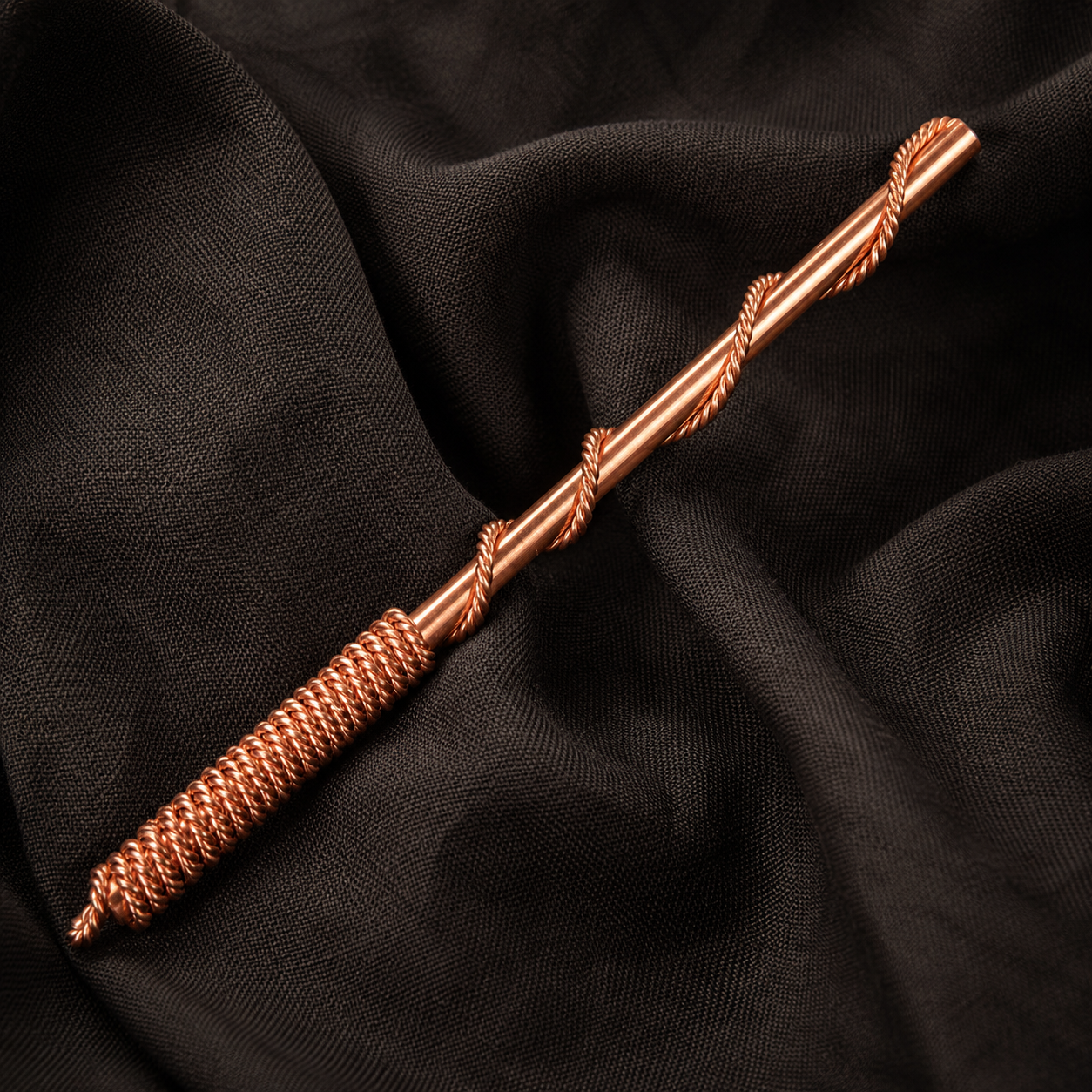 188MHz Tensor Energy Wand – Pure Copper Meditation & Energy Tool