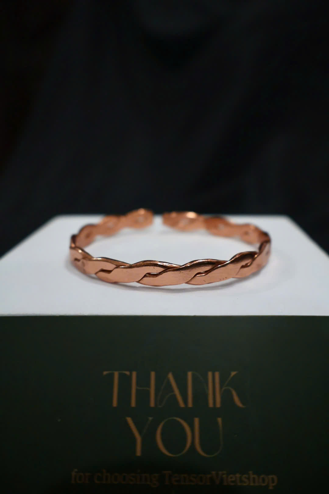 Handmade Copper Tensor Bracelet | Custom Frequency | Sacred Geometry Jewelry | Personalized Gift