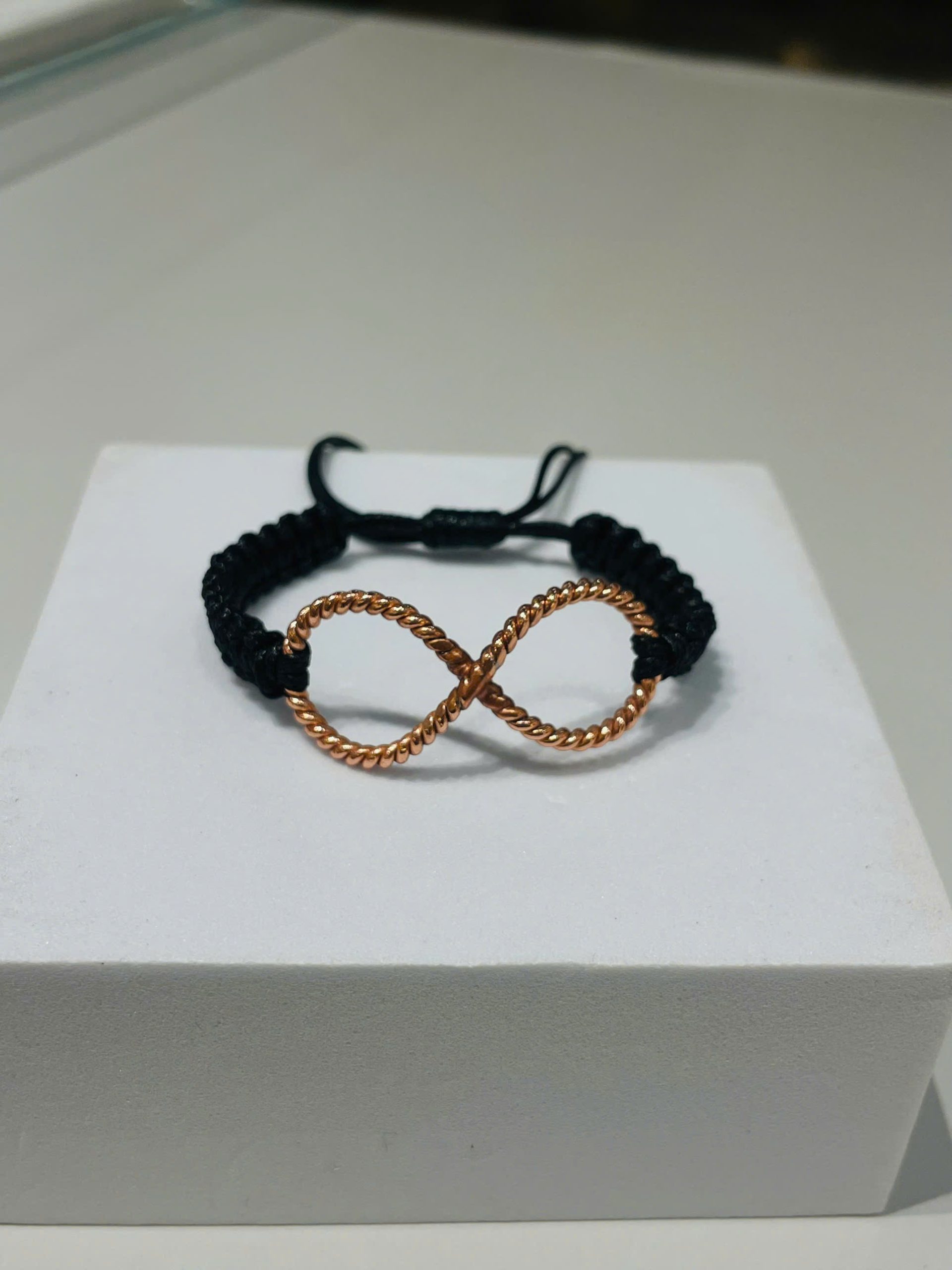Infinity Tensor Copper Bracelet – Sacred Geometry Infinity Bracelet | 432 MHz / 528 MHz